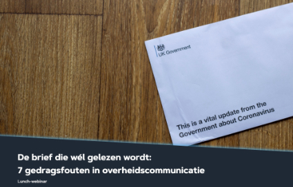 De Brief Die Wel Gelezen Wordt 7 Gedragsfouten in Overheidscommunicatie205 Intro